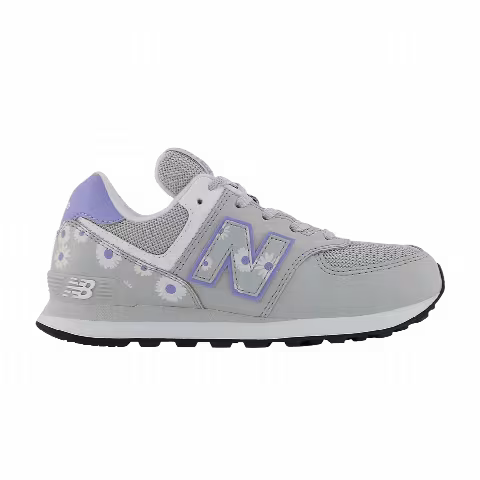 New Balance 574 Little Kid 'Summer Fog Violet Florals'