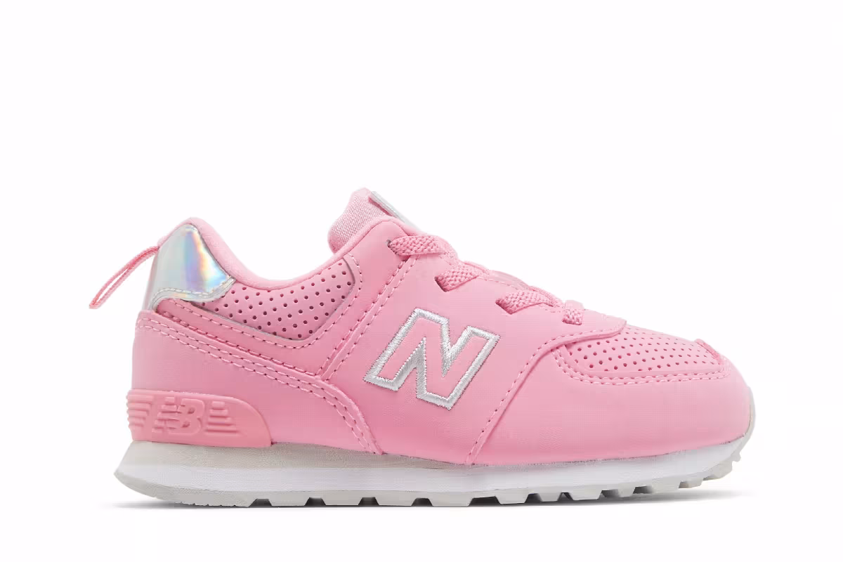 New Balance 574 Bungee Toddler Bubblegum, view 2