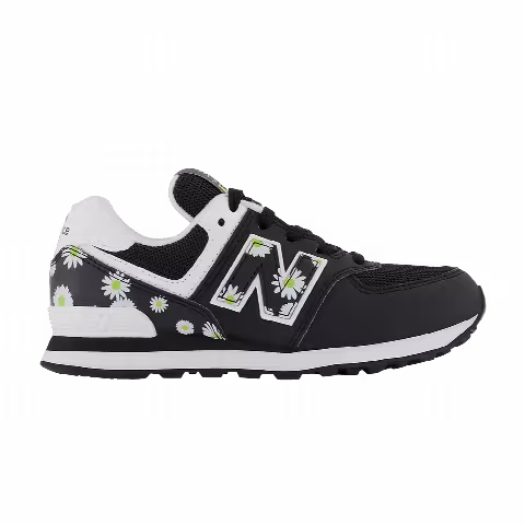 New Balance 574 Little Kid 'Black Florals'