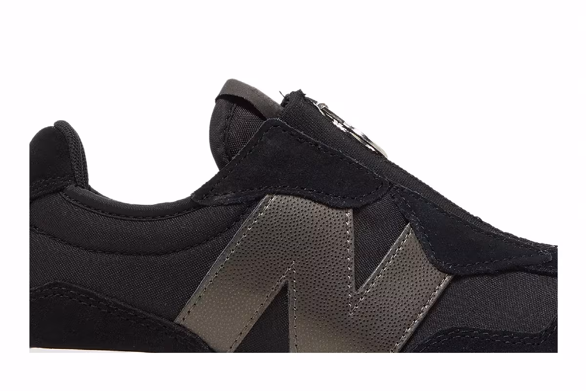New Balance Women's 327 Black White, view 3