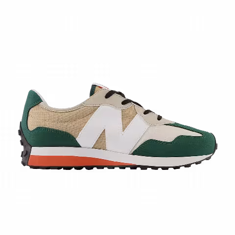 New Balance 327 Big Kid Wide 'Nightwatch Green Incense'