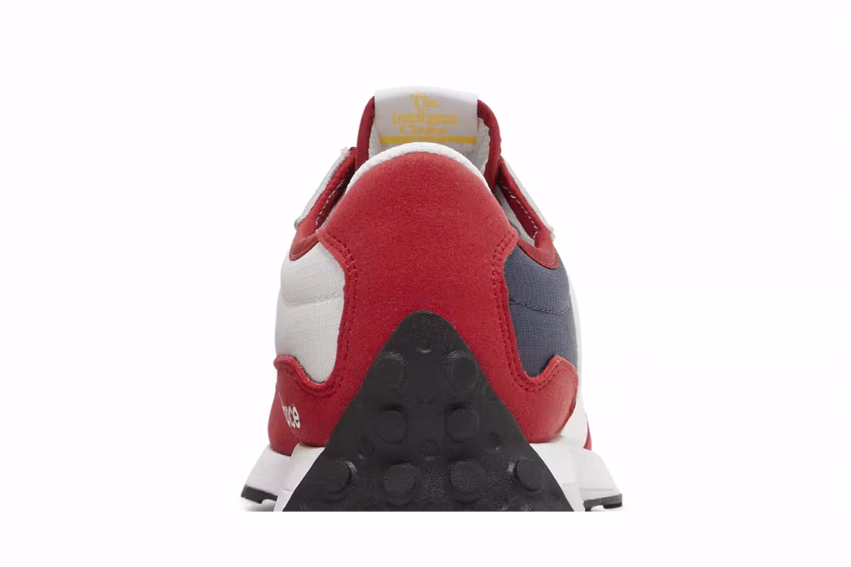 New Balance 327 Big Kid Team Red Natural Indigo, view 8