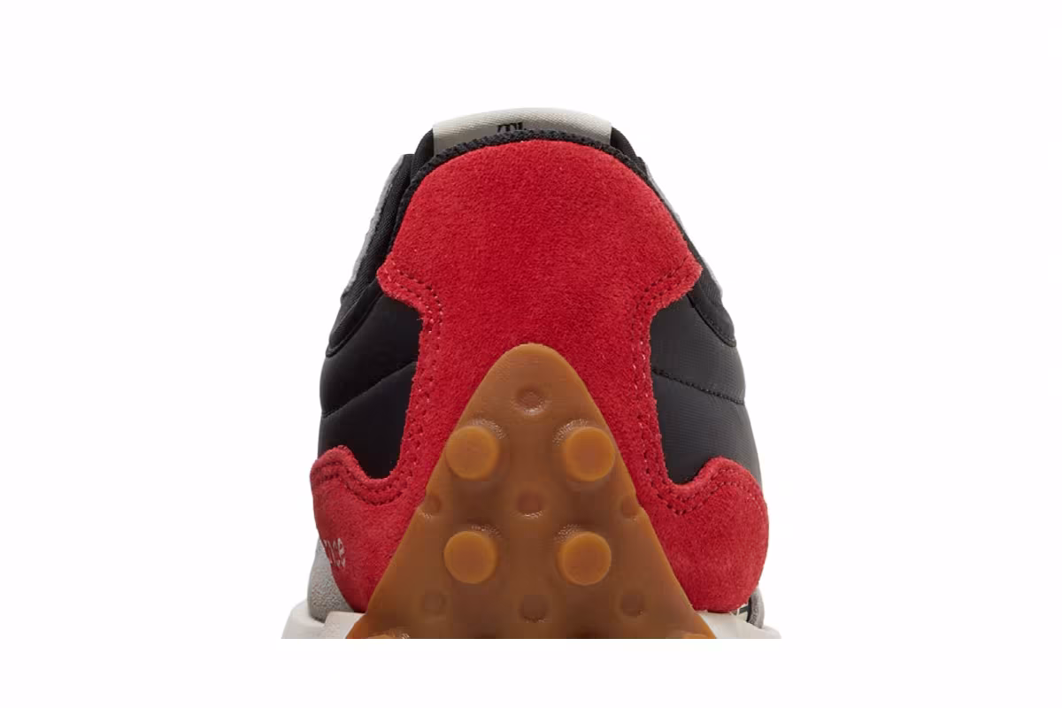 New Balance 327 Black Team Red, view 8