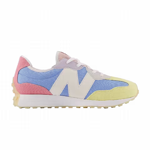 New Balance 327 Big Kid Wide 'Yellow Blue Red'