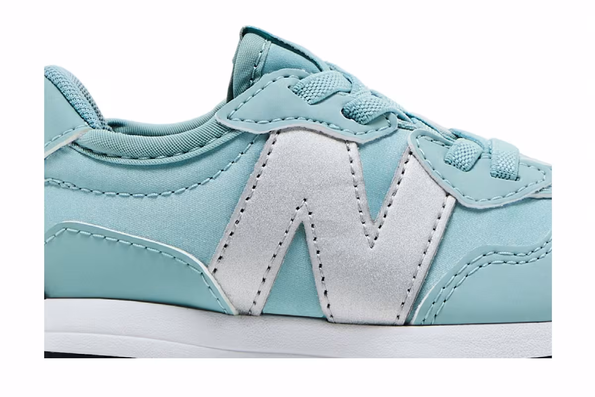 New Balance 327 Toddler Storm Blue Silver, view 3