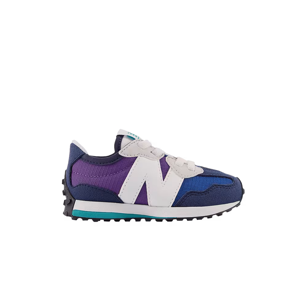 New Balance 327 Bungee Lace Toddler Wide Natural Indigo Interstellar