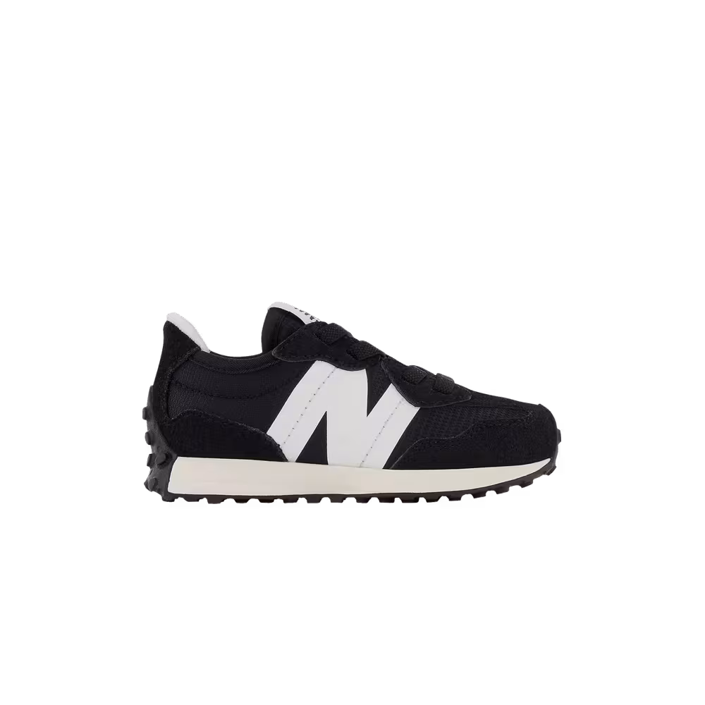 New Balance 327 Toddler Wide Black White