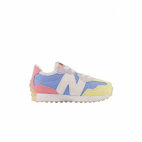 New Balance 327 Bungee Lace Toddler Wide 'Yellow Blue Red'