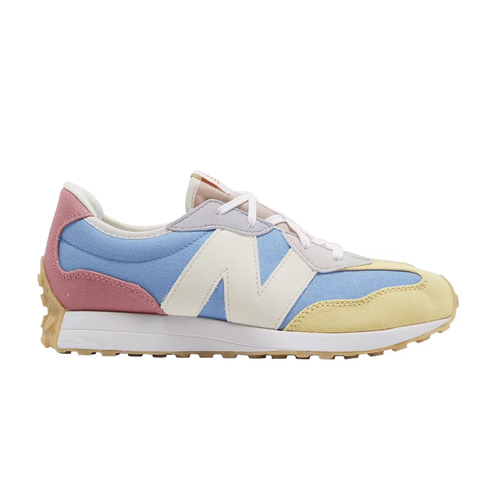 New Balance 327 Big Kid Yellow Blue Red