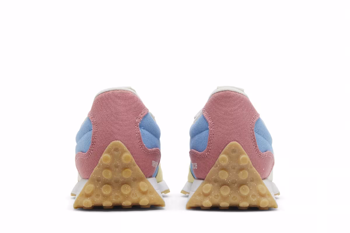 New Balance 327 Big Kid Yellow Blue Red, view 7