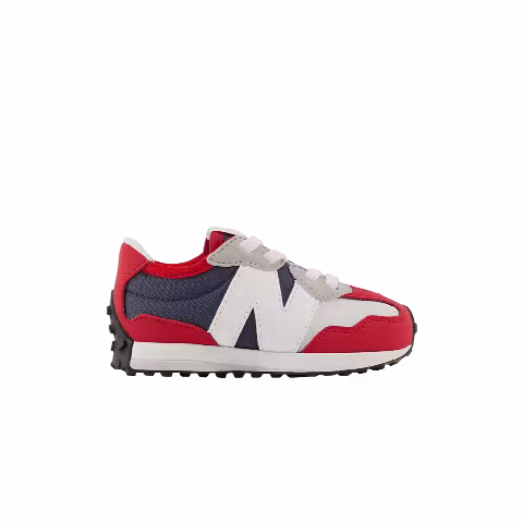 New Balance 327 Bungee Lace Toddler 'Team Red Natural Indigo'