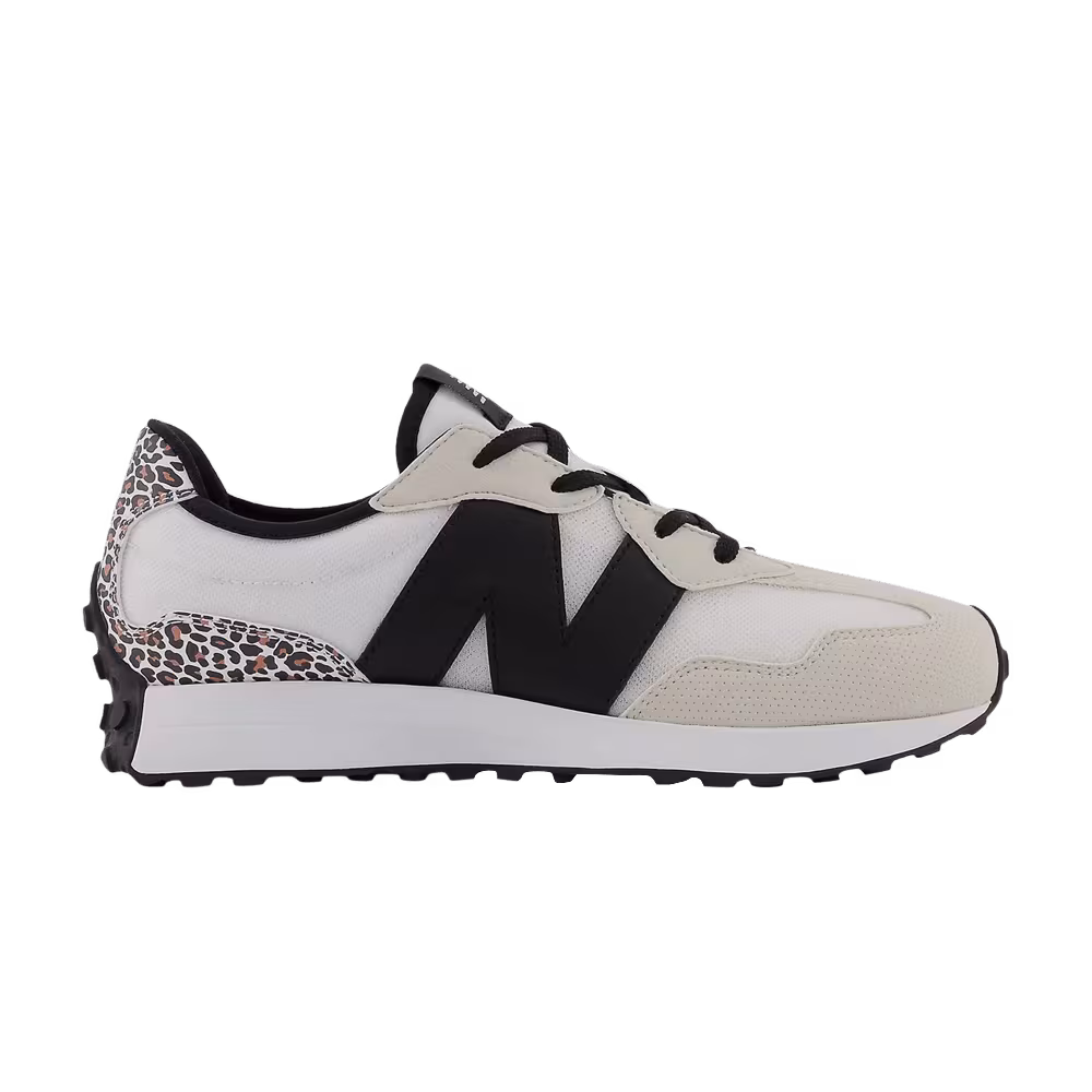 New Balance 327 Big Kid Wide Leopard
