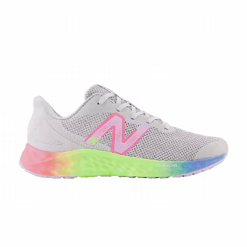 New Balance Fresh Foam Arishi v4 Big Kid Wide 'Light Aluminum Rainbow'