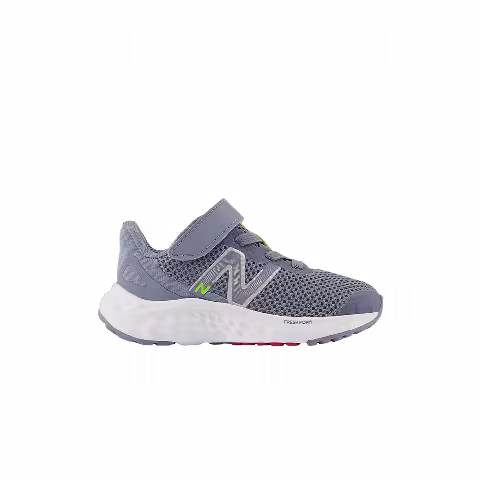 New Balance Fresh Foam Arishi v4 Bungee Lace Toddler Wide 'Arctic Grey Pixel Green'