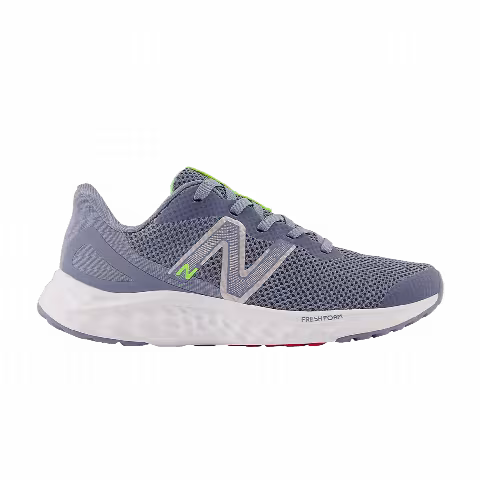 New Balance Fresh Foam Arishi v4 Little Kid Wide 'Arctic Grey Pixel Green'