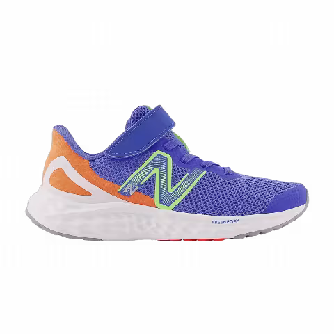 New Balance Fresh Foam Arishi v4 Bungee Lace Little Kid Wide 'Bright Lapis Neon Dragonfly'