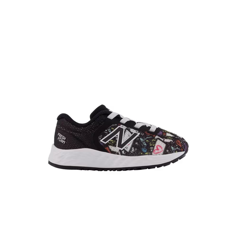 New Balance Fresh Foam Arishi v2 Bungee Toddler Wide Black White