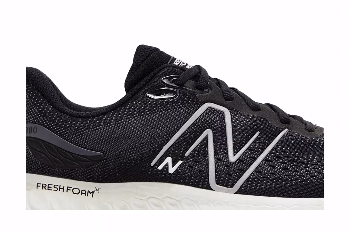New Balance Fresh Foam X 880v12 4E Wide Black Light Aluminum, view 3