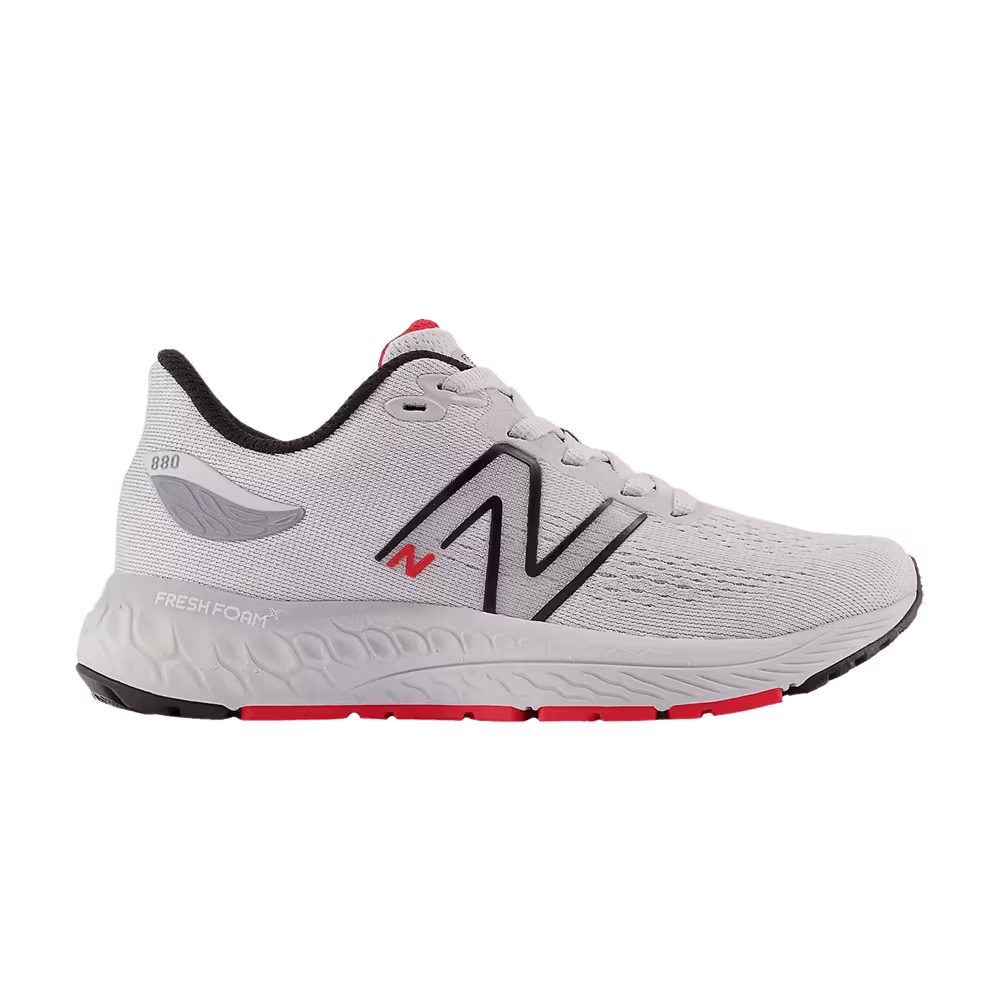 New Balance Fresh Foam X 880v12 Little Kid Wide Light Aluminum True Red