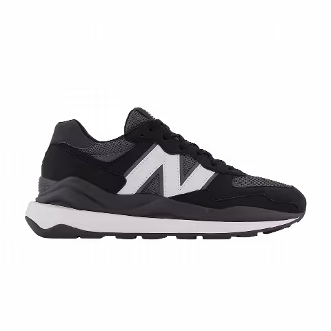 New Balance 57/40 Big Kid Wide 'Black White'