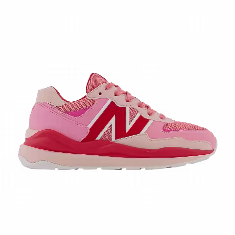 New Balance 57/40 Big Kid Wide 'Vibrant Pink Team Red'