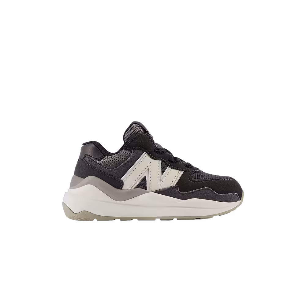 New Balance 57/40 Bungee Toddler Wide Black Moonbeam
