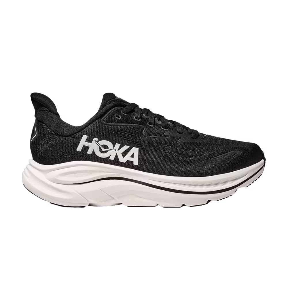HOKA Women's Clifton 10 Black White