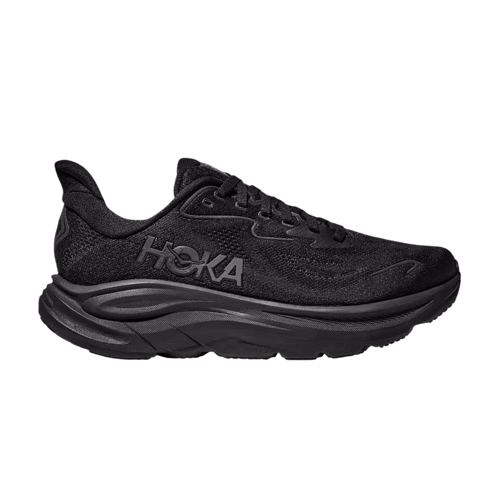 HOKA Clifton 10 Wide Triple Black