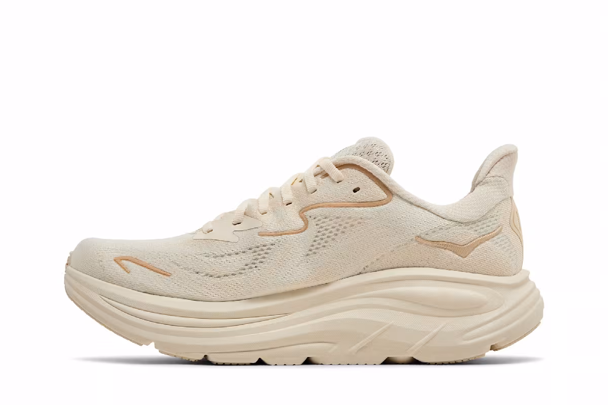 HOKA Women's Clifton 10 Vanilla Birch, view 4