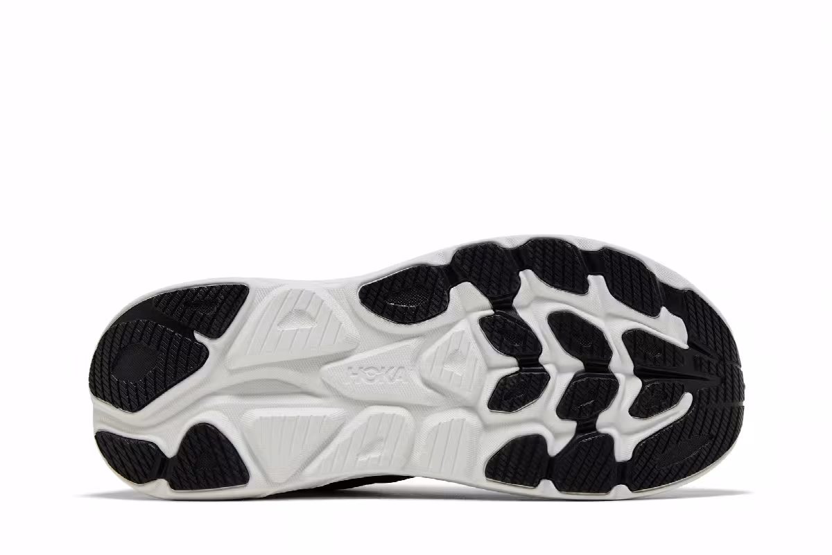 HOKA Clifton 10 Black White, view 5