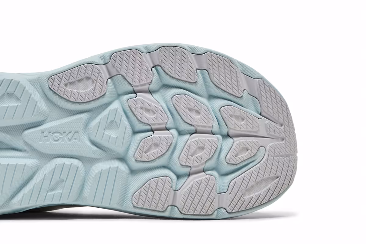 HOKA Women's Clifton 10 White Cielo Blue, view 6