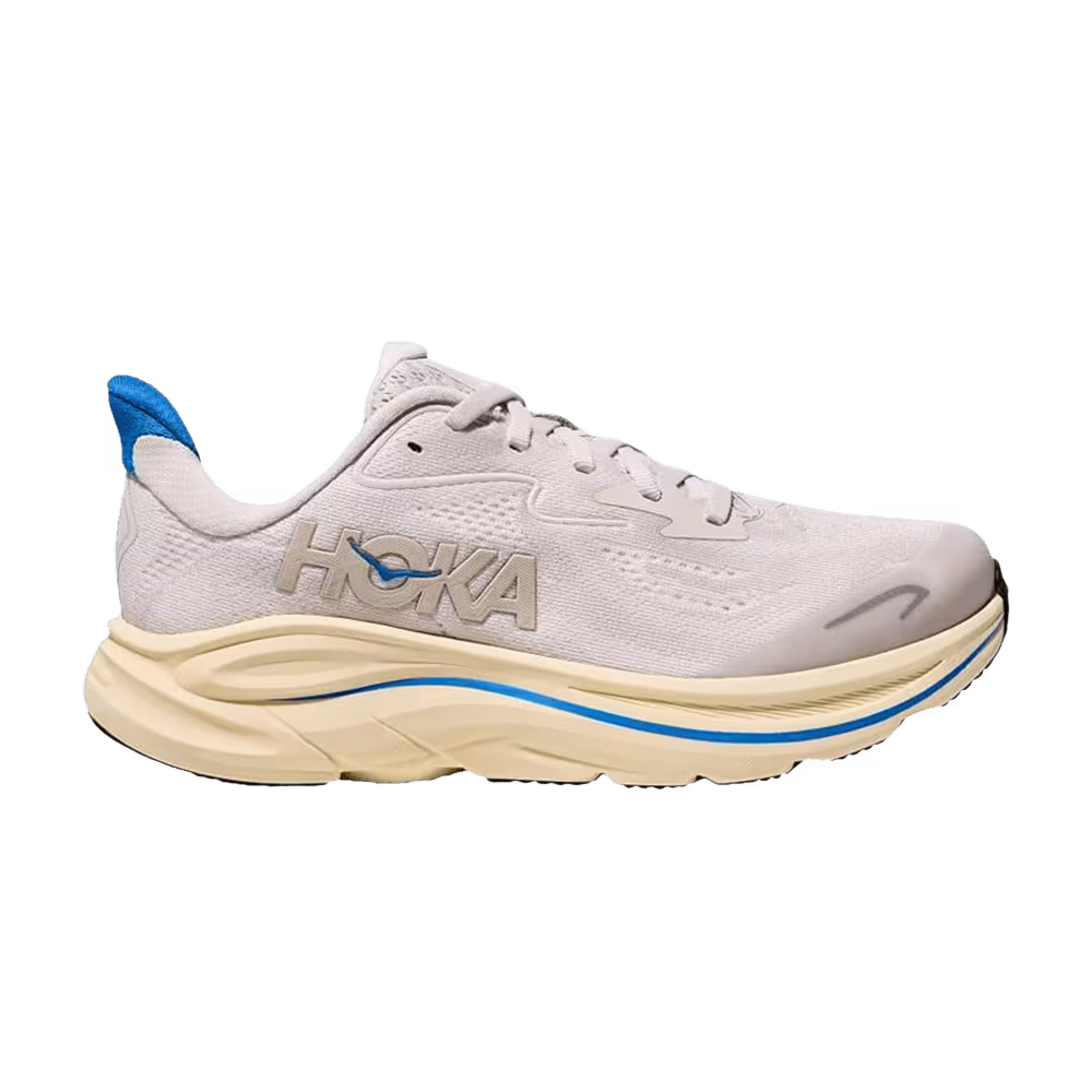 HOKA Clifton 10 Big Kids Stucco Virtual Blue