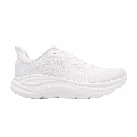 HOKA Clifton 10 Wide 'Triple White'