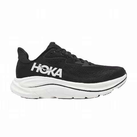 HOKA Wmns Clifton 10 Wide 'Black White'