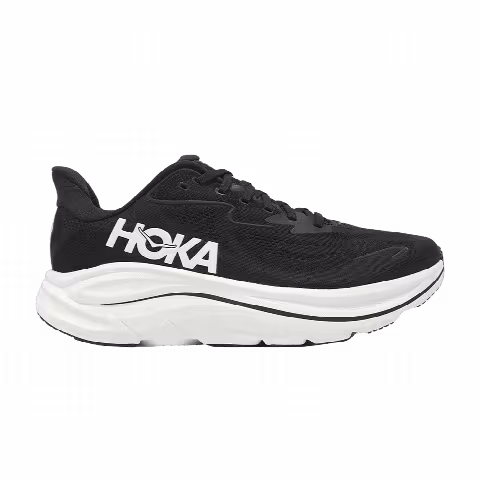 HOKA Clifton 10 Wide 'Black White'