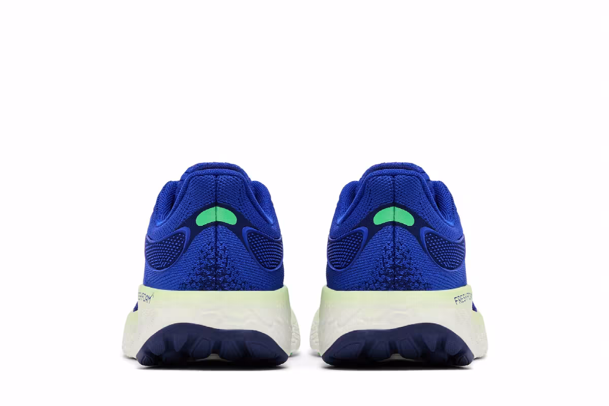 New Balance Fresh Foam X 1080v12 2E Wide Blue Green Apple, view 7