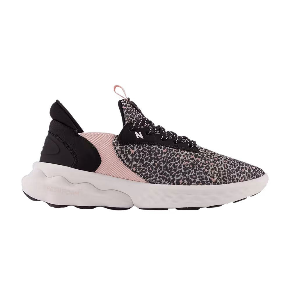 New Balance Women's Fresh Foam Roav Elite Pink Leopard