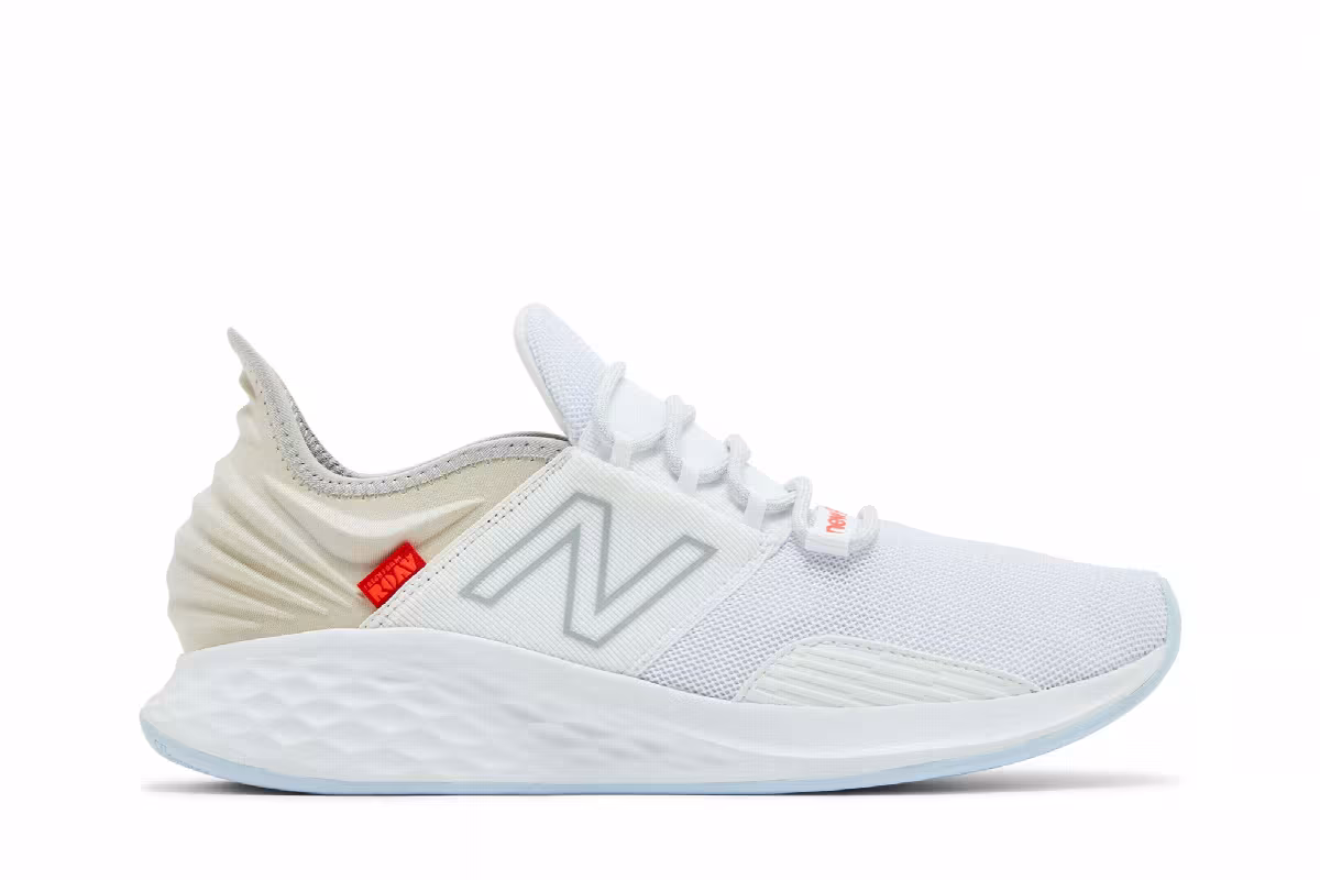 New Balance Fresh Foam Roav White Red, view 2