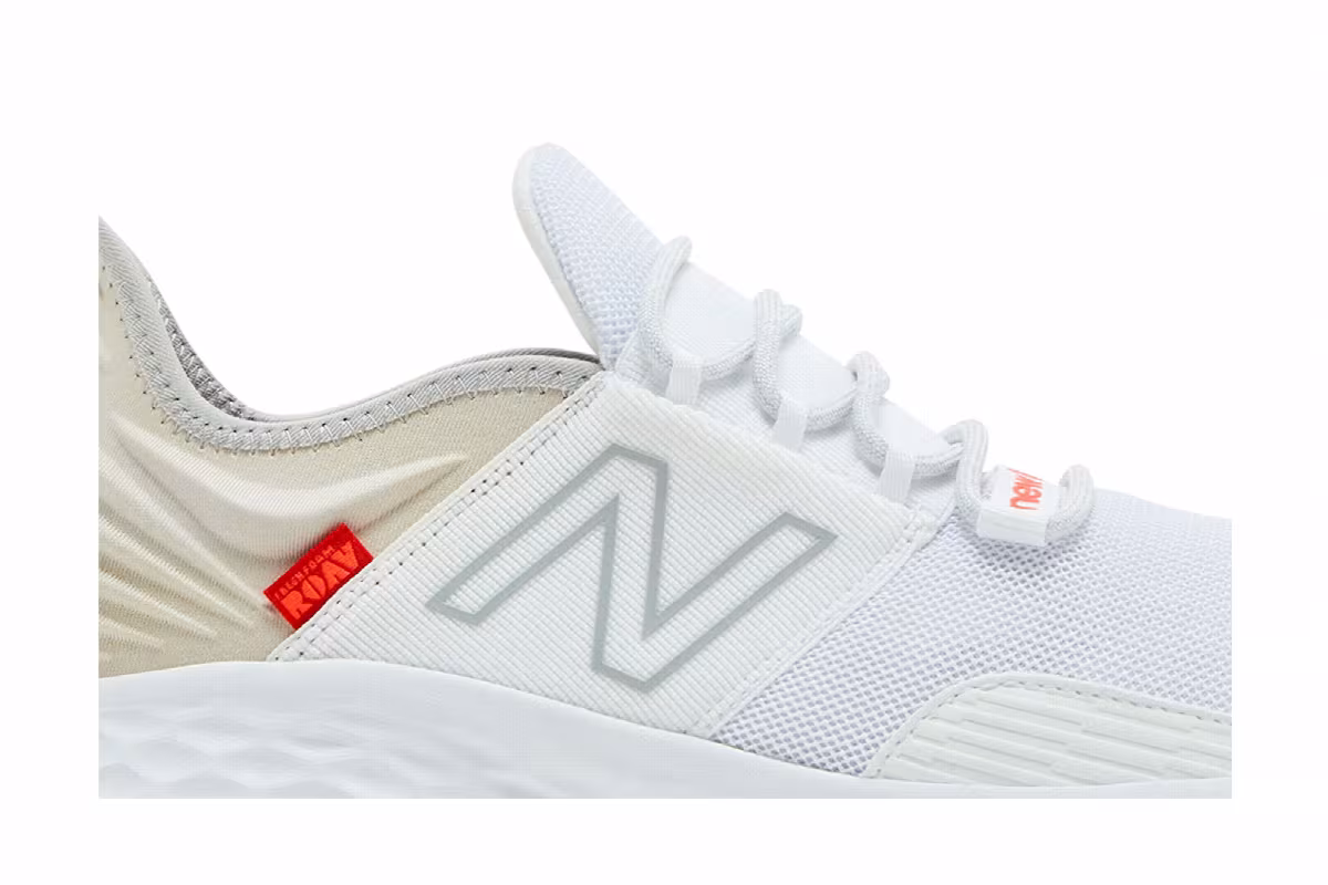 New Balance Fresh Foam Roav White Red, view 3