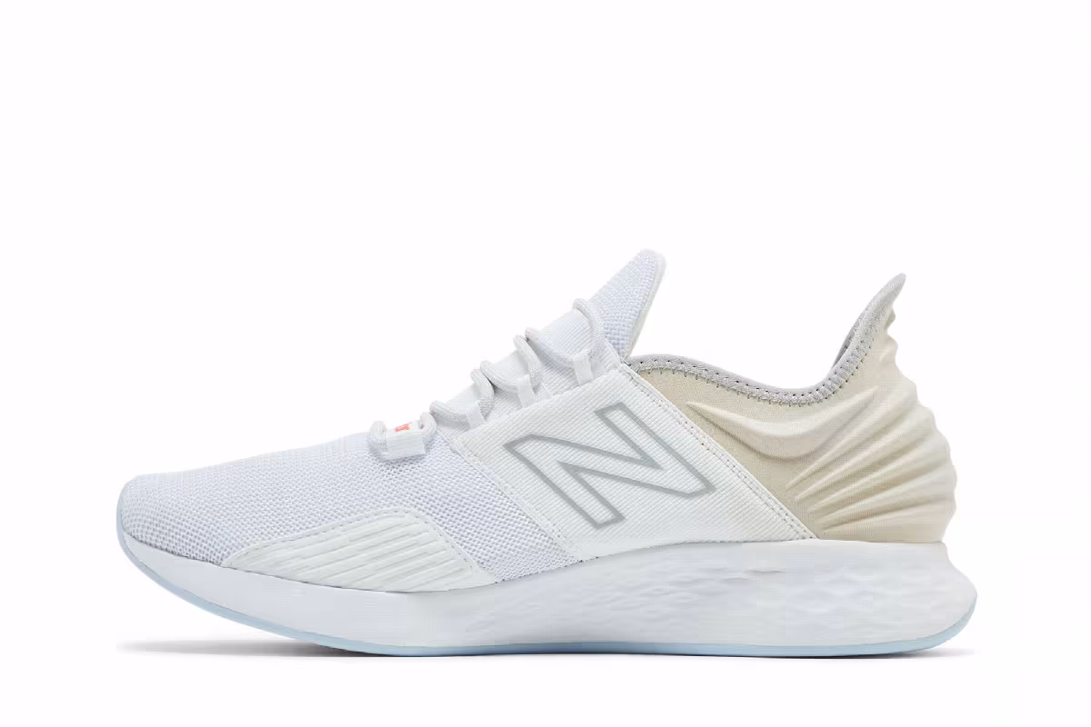 New Balance Fresh Foam Roav White Red, view 4