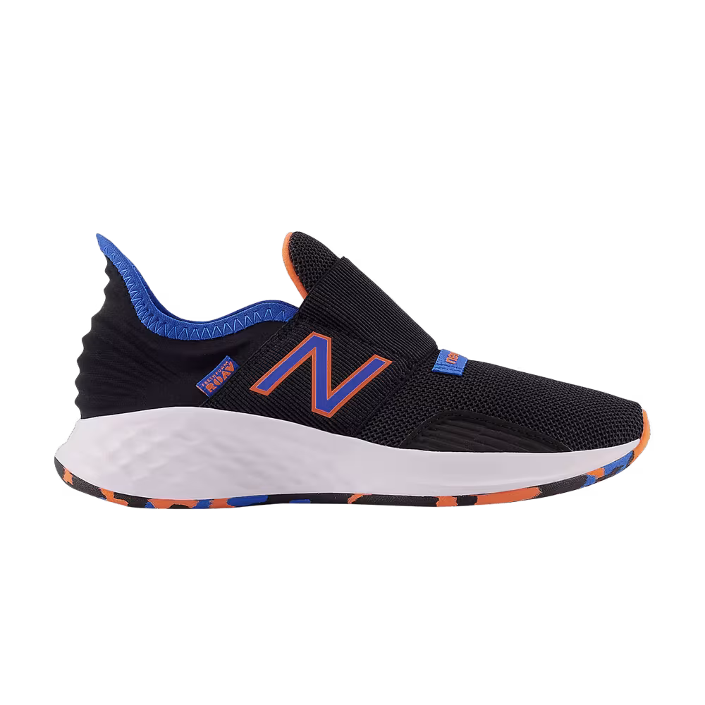 New Balance Fresh Foam Roav Slip-On Little Kid Black Serene Blue