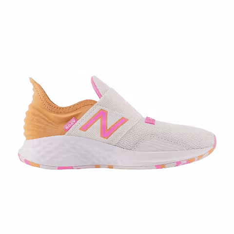 New Balance Fresh Foam Roav Slip-On Little Kid 'Nimbus Cloud Peach Glaze'