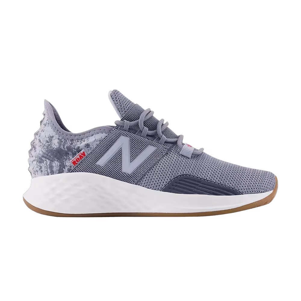 New Balance Fresh Foam Roav Big Kid Wide Arctic Grey Camo Gum
