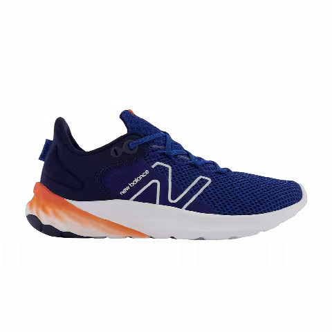 New Balance Fresh Foam Roav v2 Little Kid Wide 'Blue Vibrant Orange'
