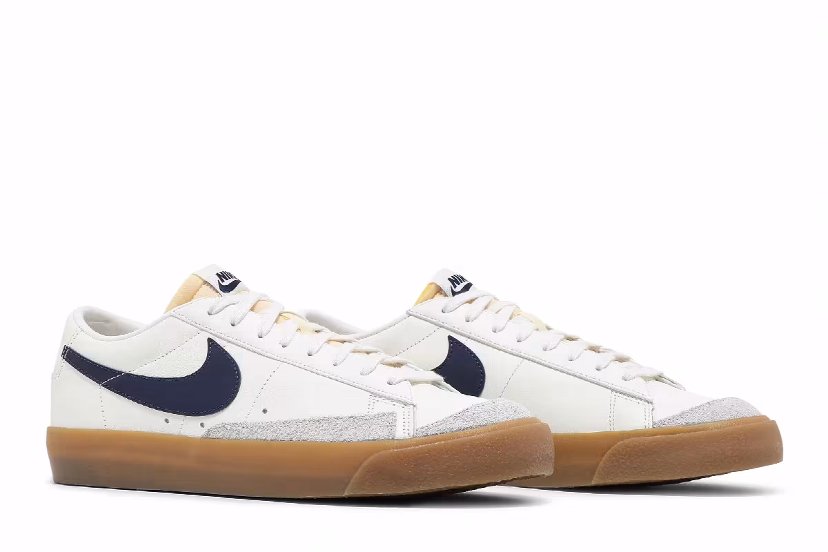 Nike Blazer Low Gum Navy, view 9