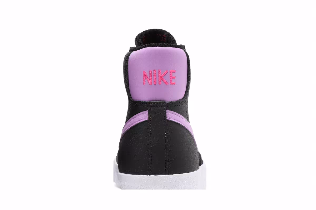 Nike Blazer Mid Black Fuchsia Glow, view 8