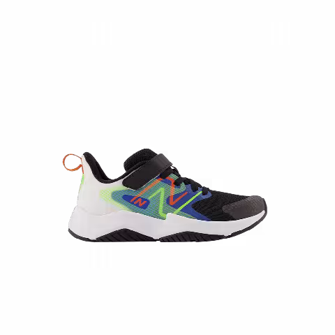 New Balance Rave Run v2 Bungee Lace Big Kid Wide 'Black Cobalt Green'