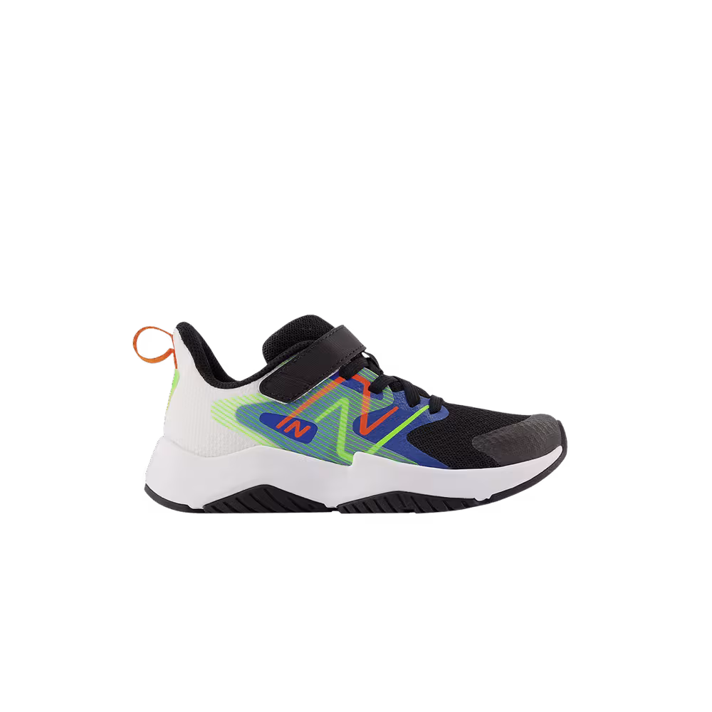New Balance Rave Run v2 Bungee Lace Big Kid Black Cobalt Green