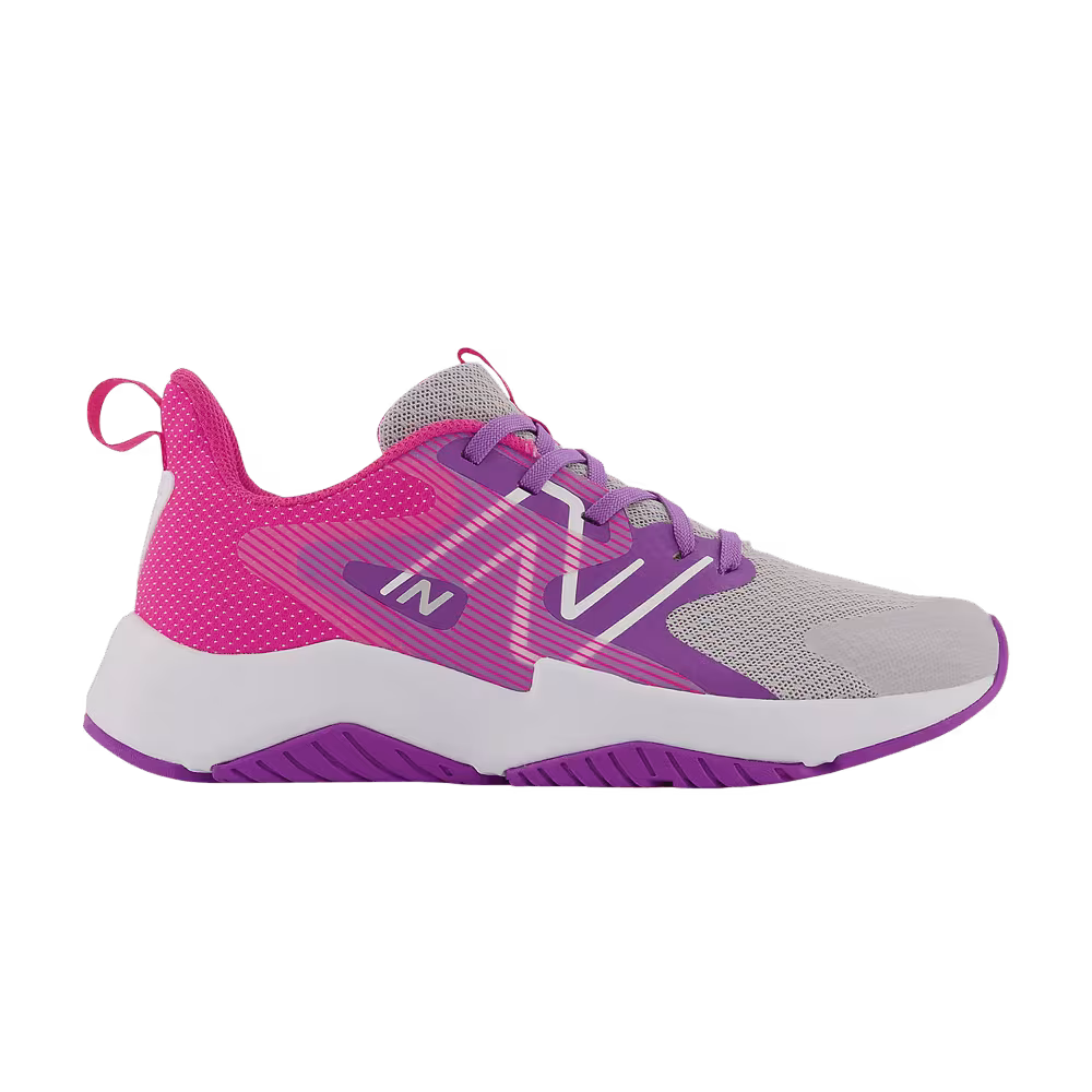 New Balance Rave Run v2 Big Kid X-Wide Summer Fog Hi-Pink