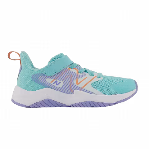 New Balance Rave Run v2 Bungee Lace Big Kid 'Surf Peach Glaze'
